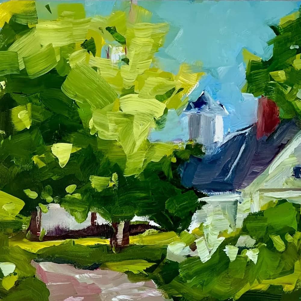 Late June Evening in Maine