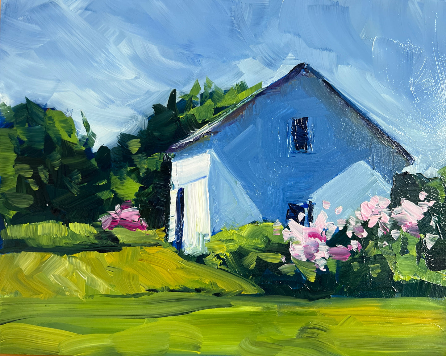 White Barn - Summer Afternoon